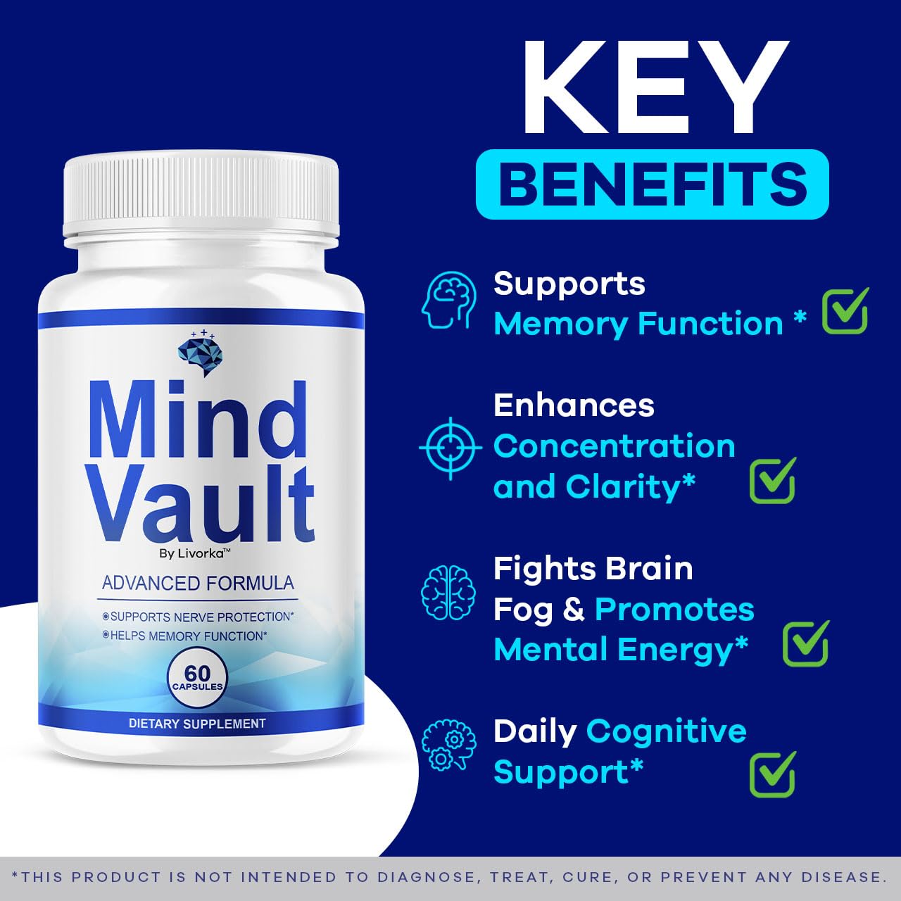 The Sunrise Brand Mind Vault, 60 Capsules