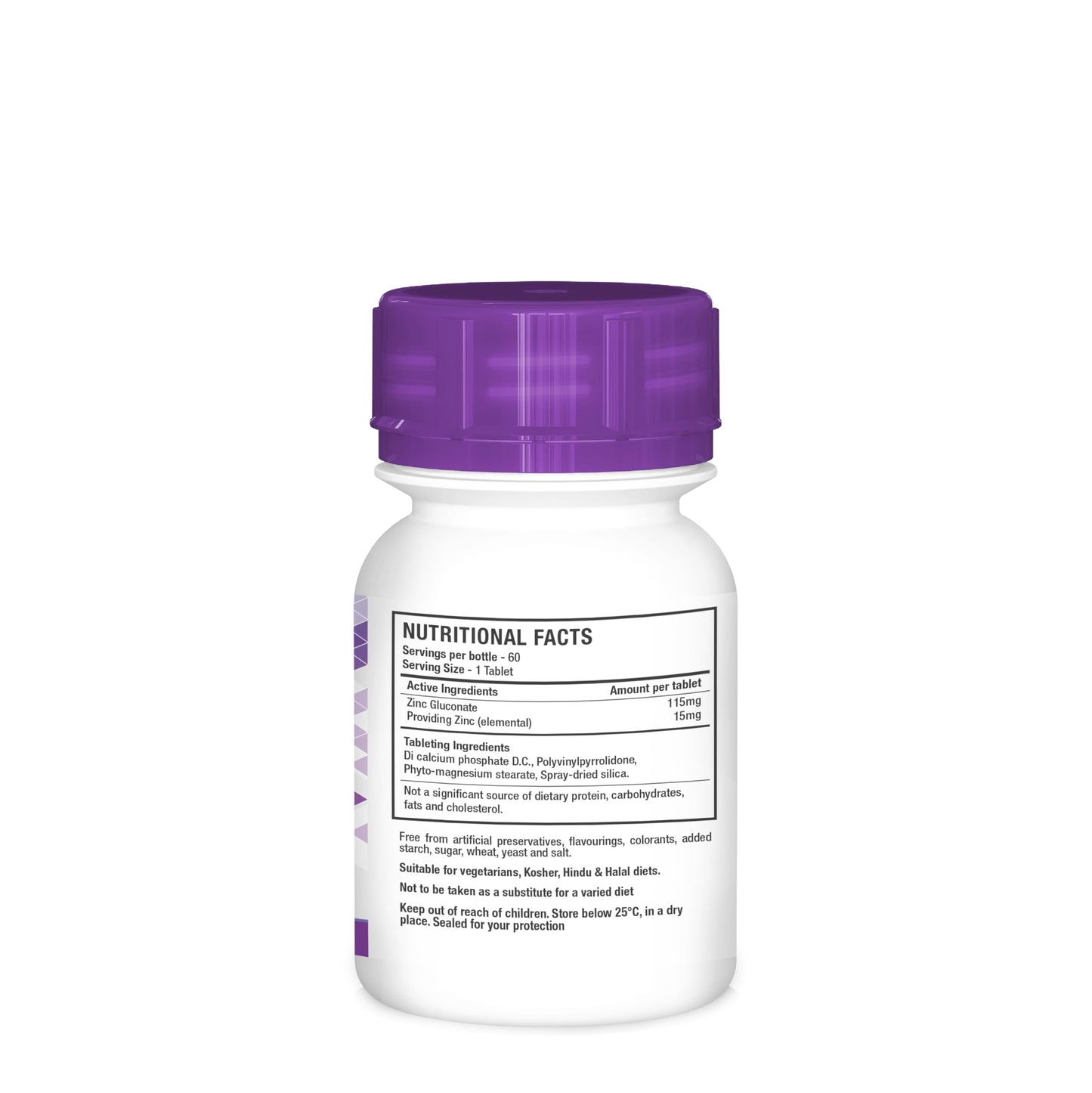 NUTRILYFE Zinc 60 Tablets