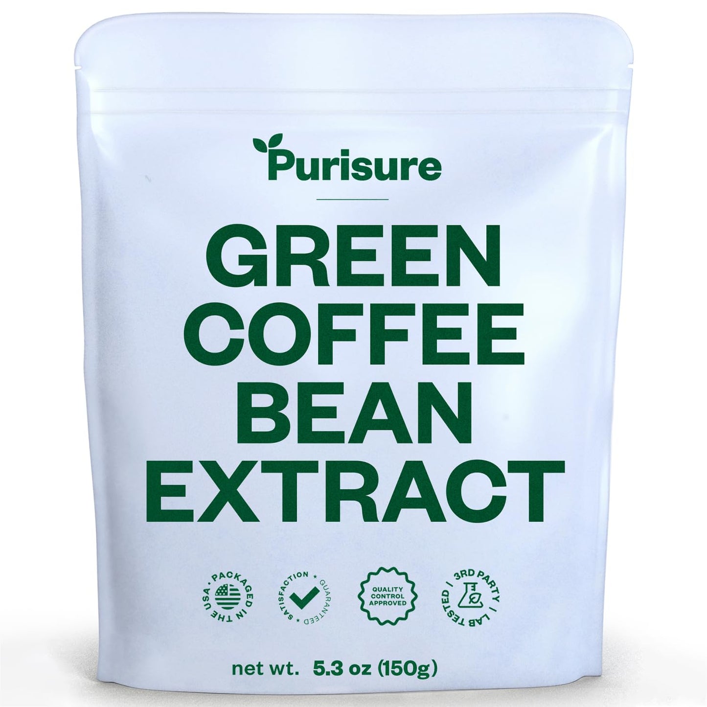 Purisure Green Coffee Bean Extract Powder, 5.29 oz, 750 Servings