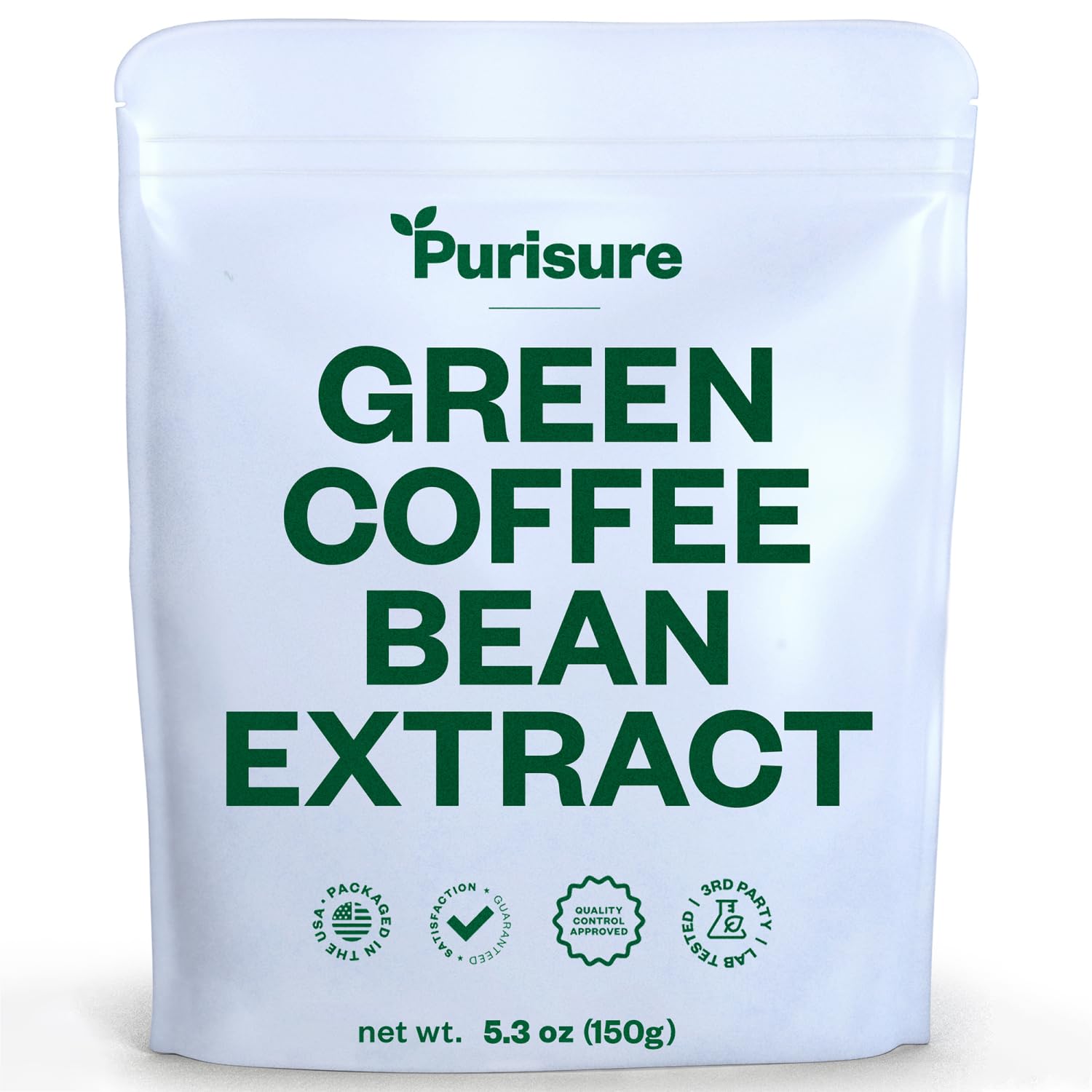 Purisure Green Coffee Bean Extract Powder, 5.29 oz, 750 Servings