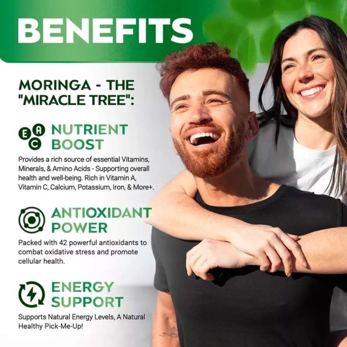 Morsan Healthcare Organic Moringa Capsules 120 Capsules