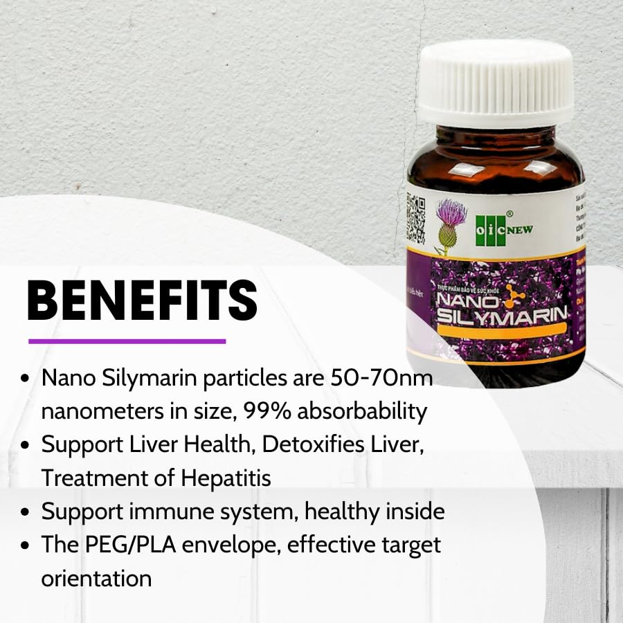 OIC NEW Nano Silymarin Capsules, 60 Count