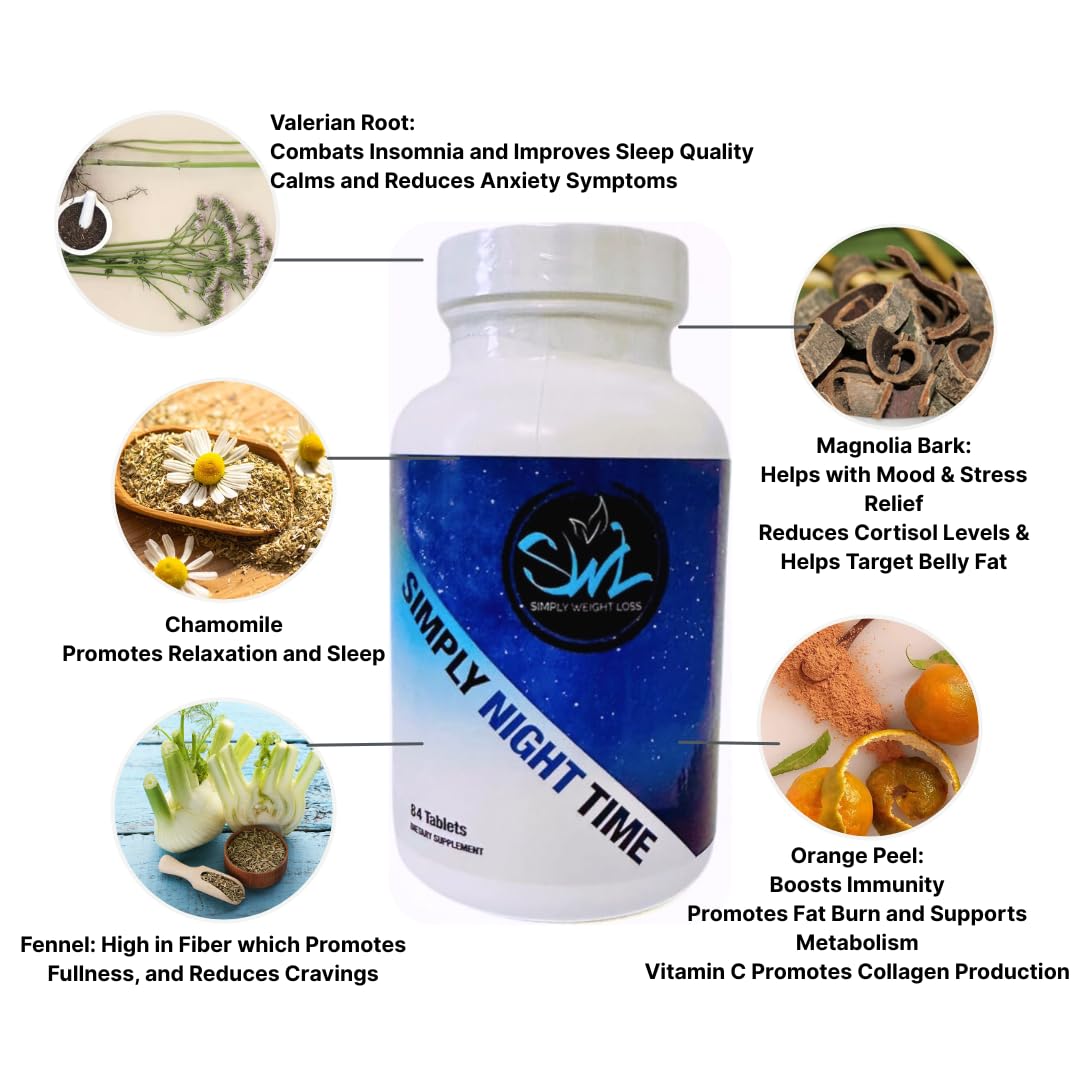 Simply Weight Loss Night Time Weight Loss Support 84 Tablets