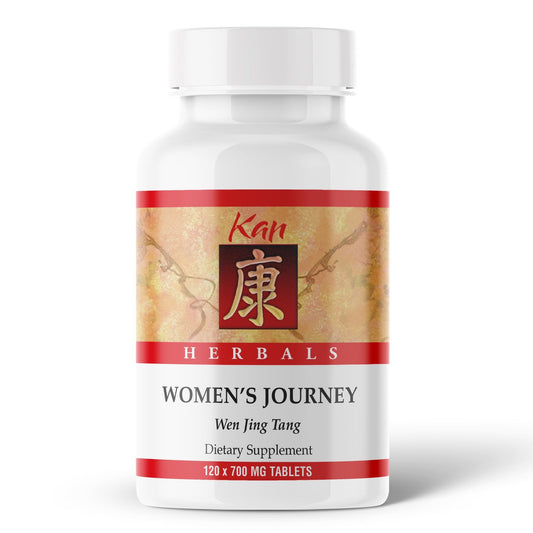 Kan Herbs Women’s Journey - Traditional Formula with Dong Quai, Cinnamon Bark and Peony for Circulation and Menstrual Balance, Tablets 120