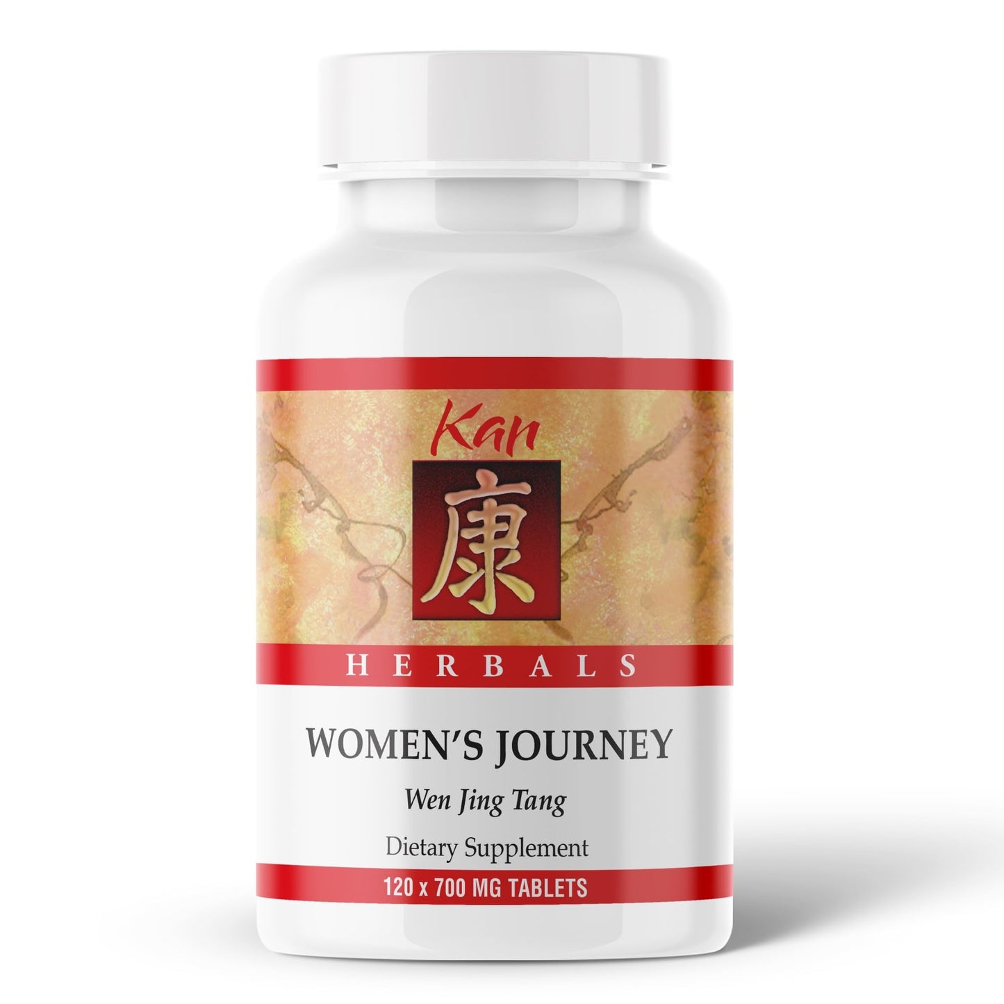 Kan Herbs Women’s Journey Traditional Formula with Dong Quai, Cinnamon Bark and Peony, Supports Circulation, Menstrual Ease & Hormonal Balance, 120 Tablets