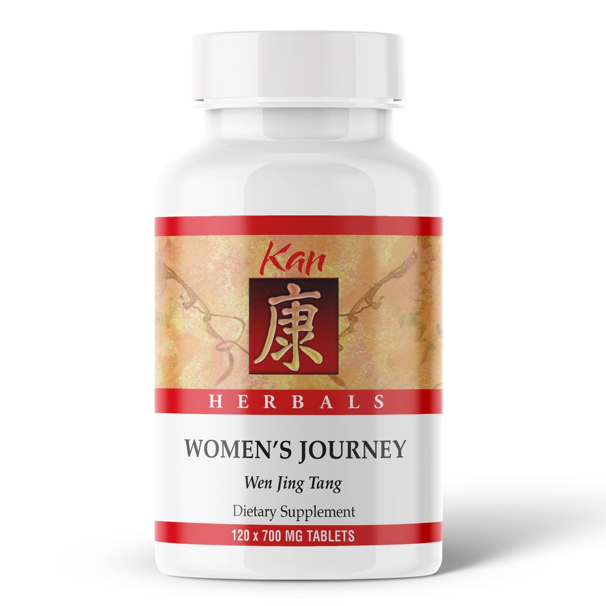 Kan Herbs Women’s Journey Traditional Formula with Dong Quai, Cinnamon Bark and Peony, Supports Circulation, Menstrual Ease & Hormonal Balance, 120 Tablets