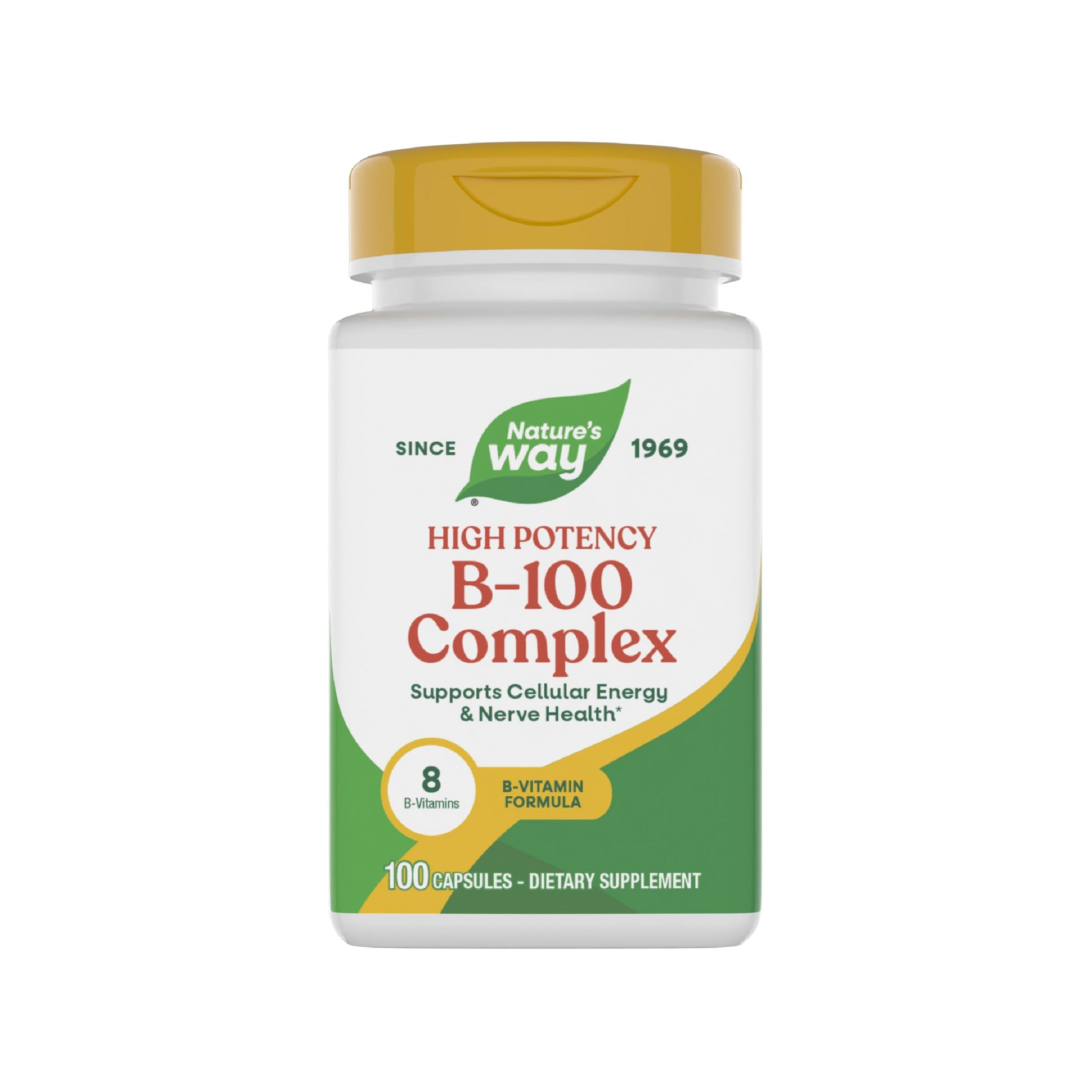 Nature's Way Vitamin B-100 Complex Capsules 100