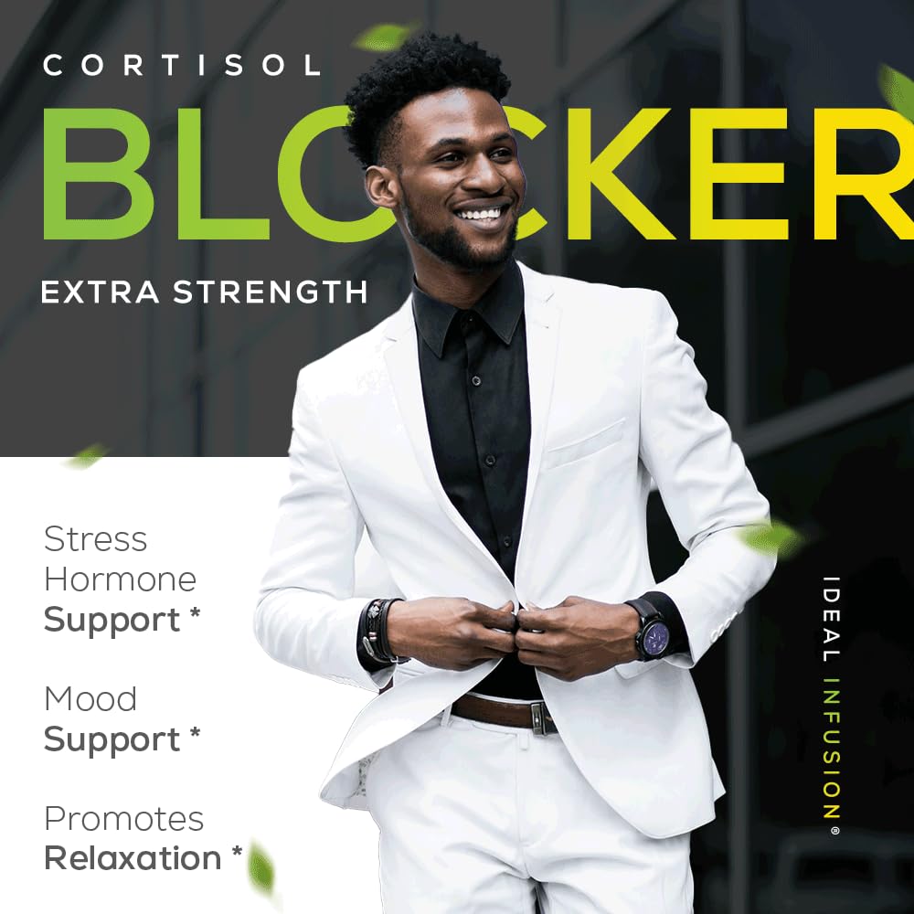 Ideal Infusion Cortisol Blocker and Mood Support Capsules, 60 Count