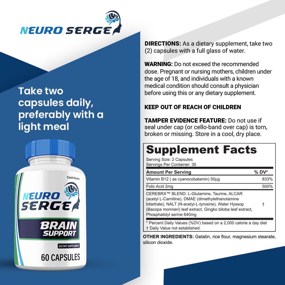 Gold Nutra NeuroSerge 1 Capsule