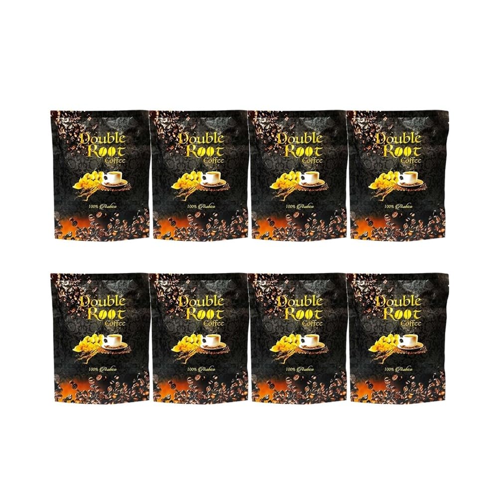 Double Root Coffee Arabica Cafe Stamina Energy Support Powder 1 Ounce 1 Count