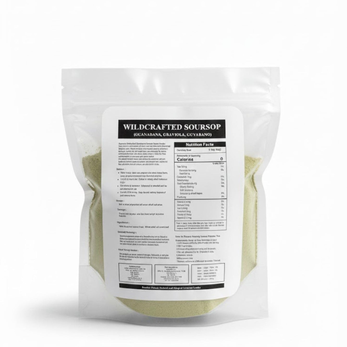 Purelife Herbs Graviola Soursop Leaves Powder 16 oz