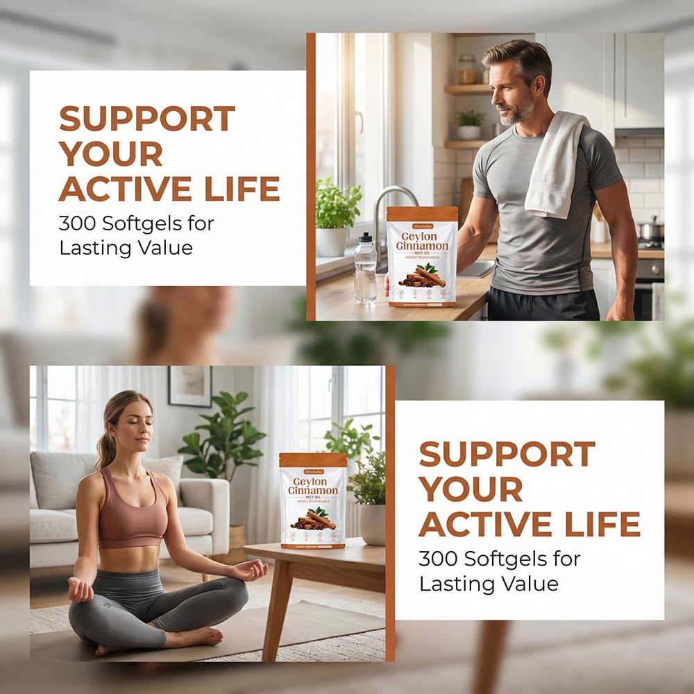 Nukupuns Metabolae Ceylon Cinnamon Softgel, 300 Softgels