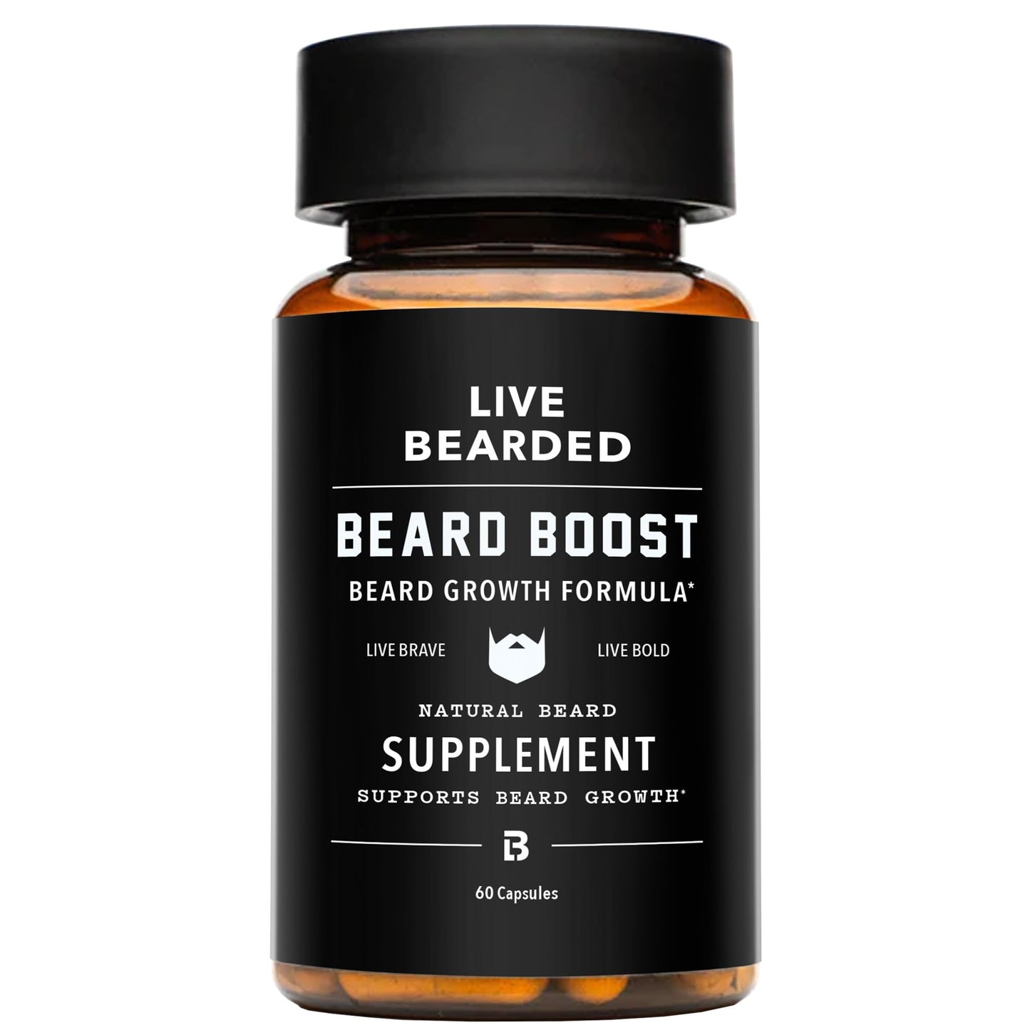 Live Bearded Beard Boost Capsule 60 Count