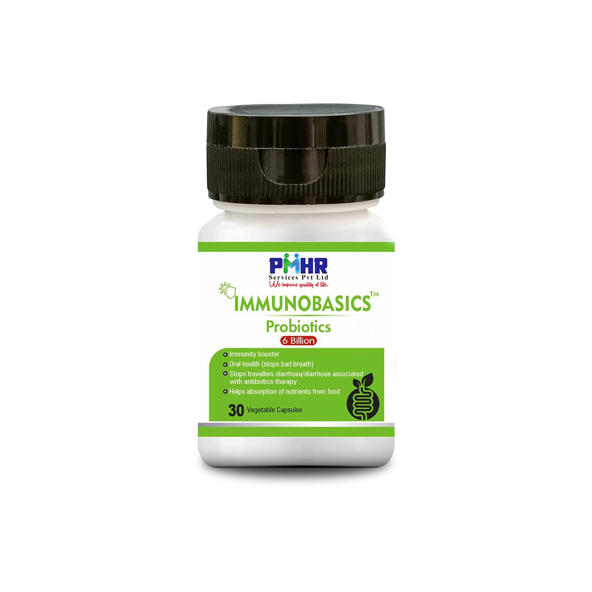 IMMUNOBASICS Bacillus Clausii Plus 6 Billion CFU Capsules, 30 Count