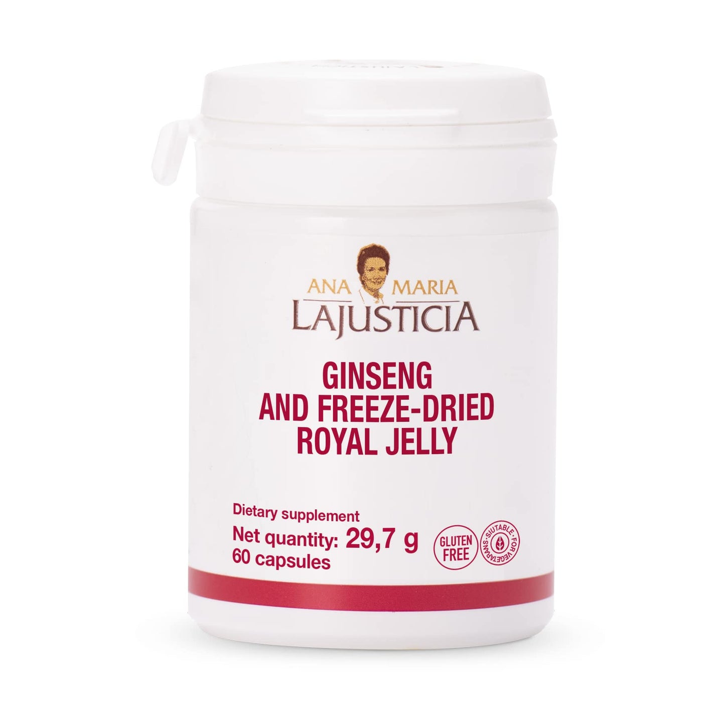 Ana María Lajusticia Ginseng and Freeze-Dried Royal Jelly Tablet, 1 Count