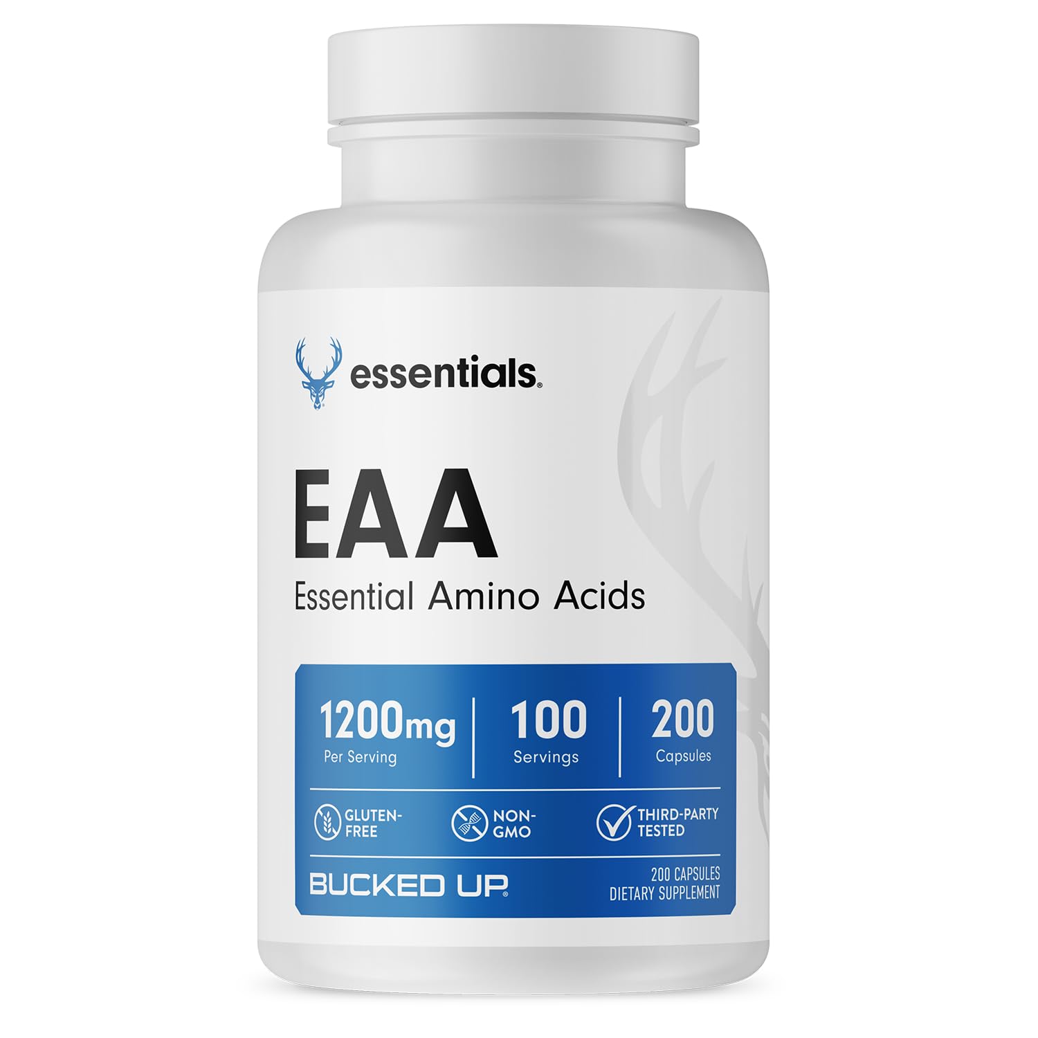 Bucked Up EAA Capsules, 200 Capsules