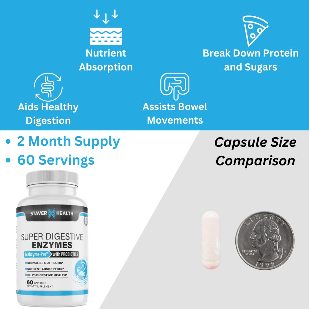 Staver Health Super Digestive Enzymes Capsule 60