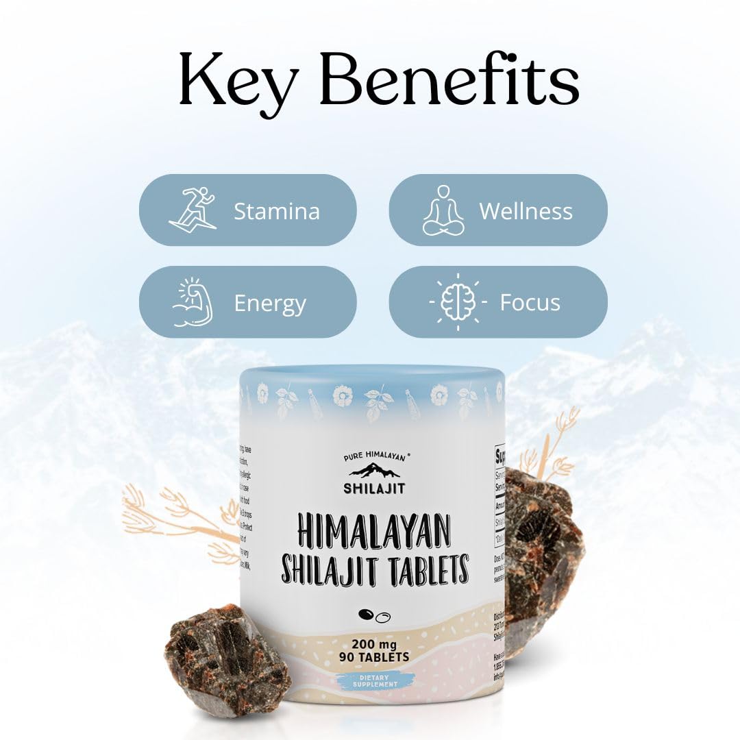 Pure Himalayan Shilajit Capsules, 90 Capsules