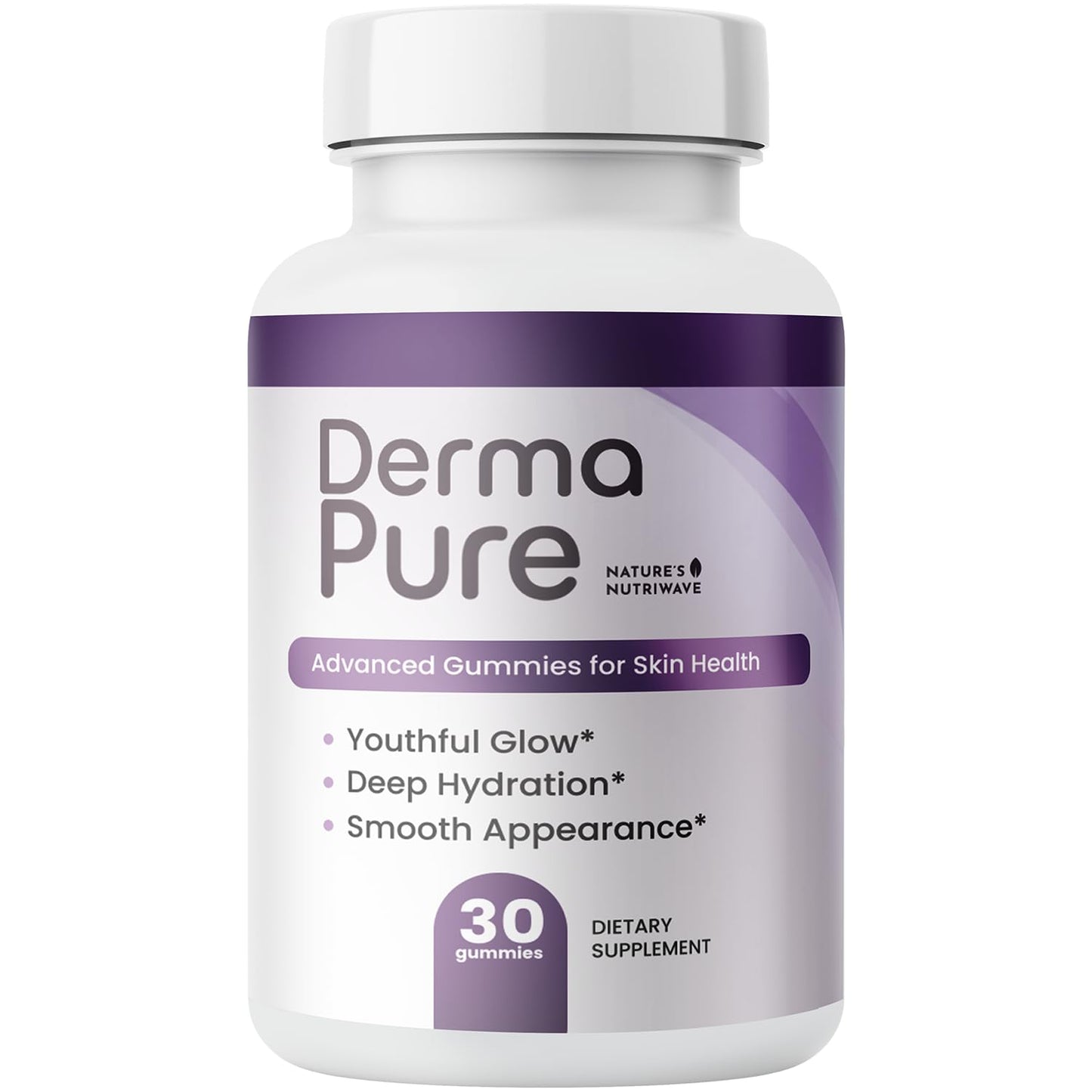 Nature’s NutriWave DermaPure Bacillus Coagulans Gummies 30 Count