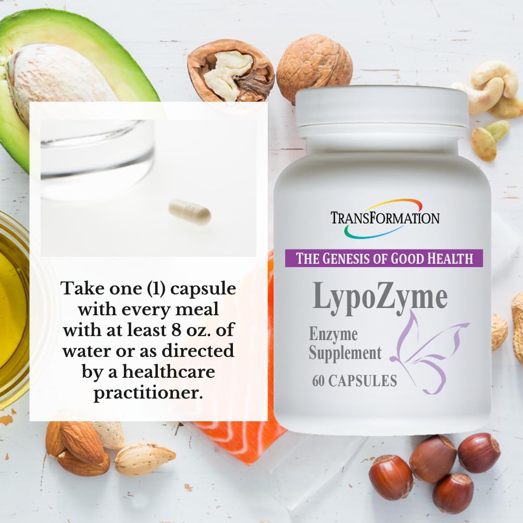 TRANSFORMATION LypoZyme Enzyme Supplement Capsule, 60 Count