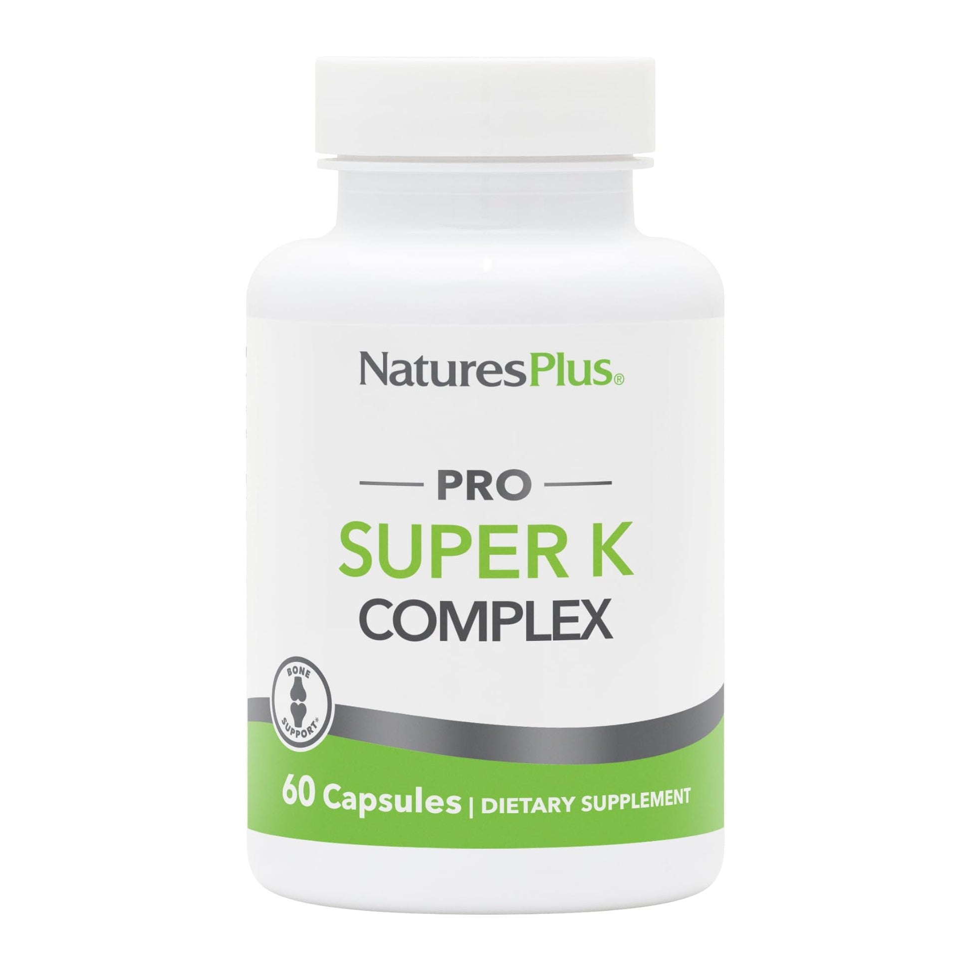 NaturesPlus PRO Super K Complex Capsules, 60 Count