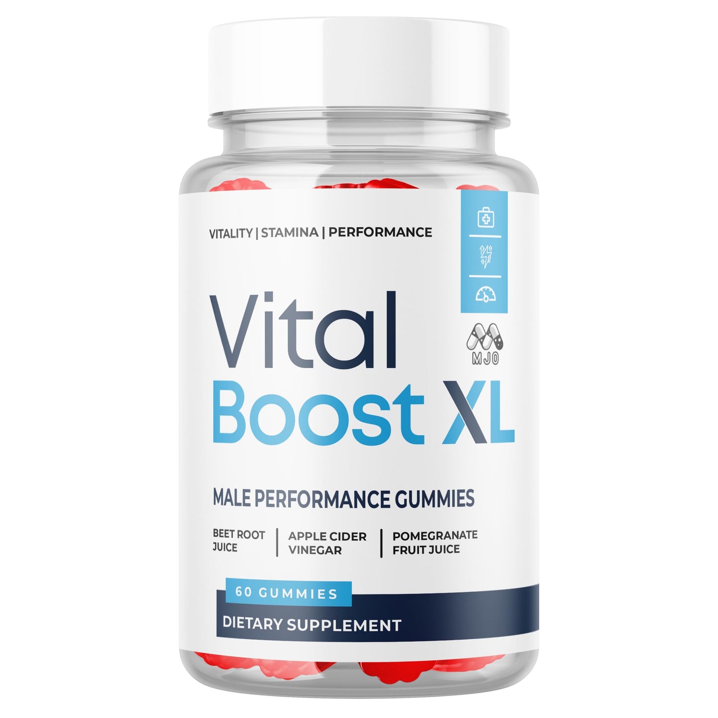 MJO Vital Boost XL Gummies 60 Count
