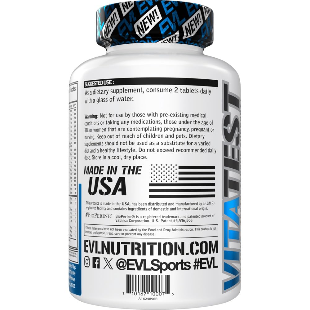 Evlution VitaTest Tablet 90 Count