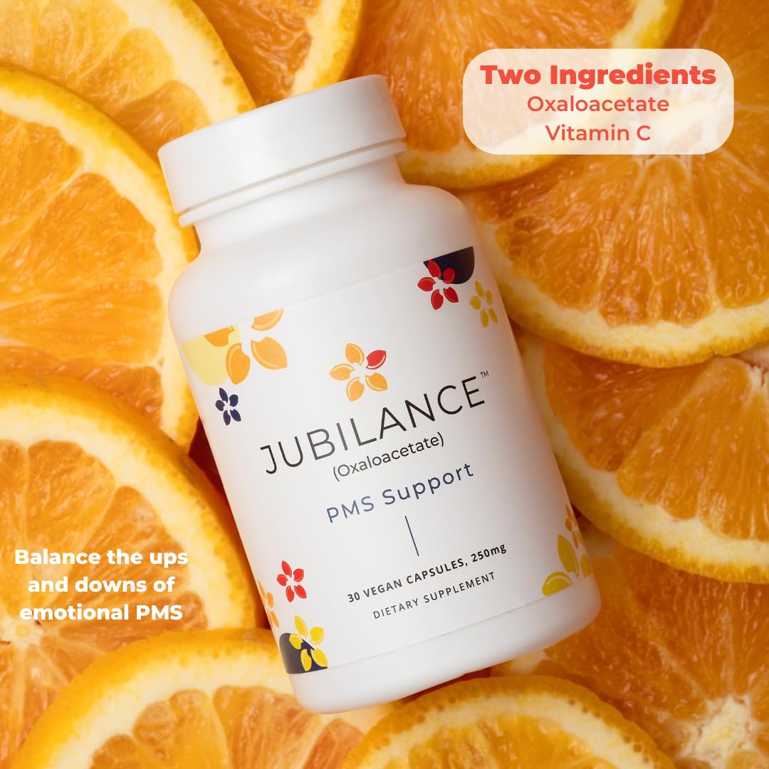 Jubilance PMS Support Oxaloacetate PMS Relief Vitamin for Women Capsule 30 Count