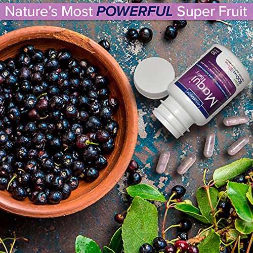 Vivid Health Nutrition Pure Maqui Berry Extract Capsules 500mg, 30 Count