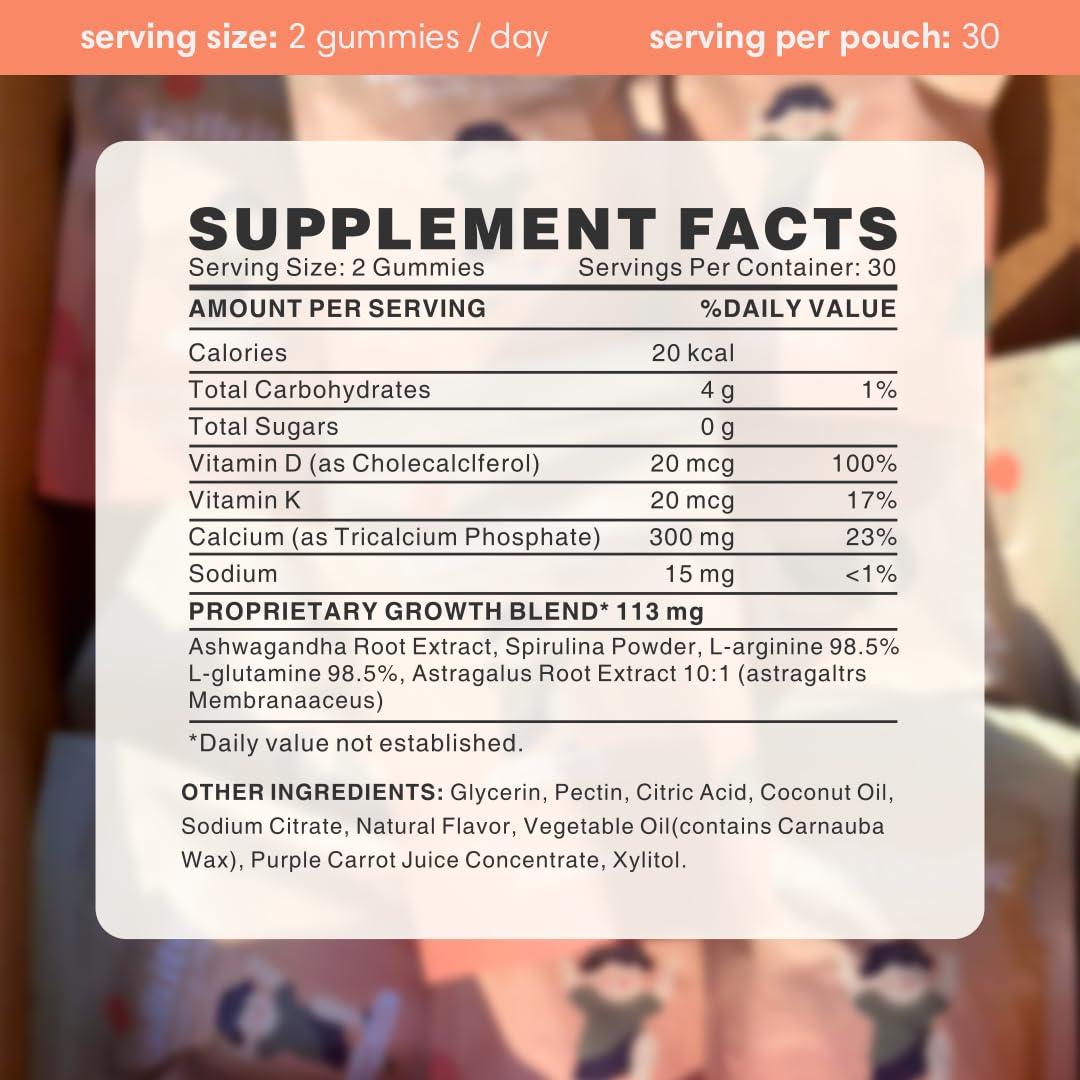 Talltitude Growth Gummies 60 Gummies