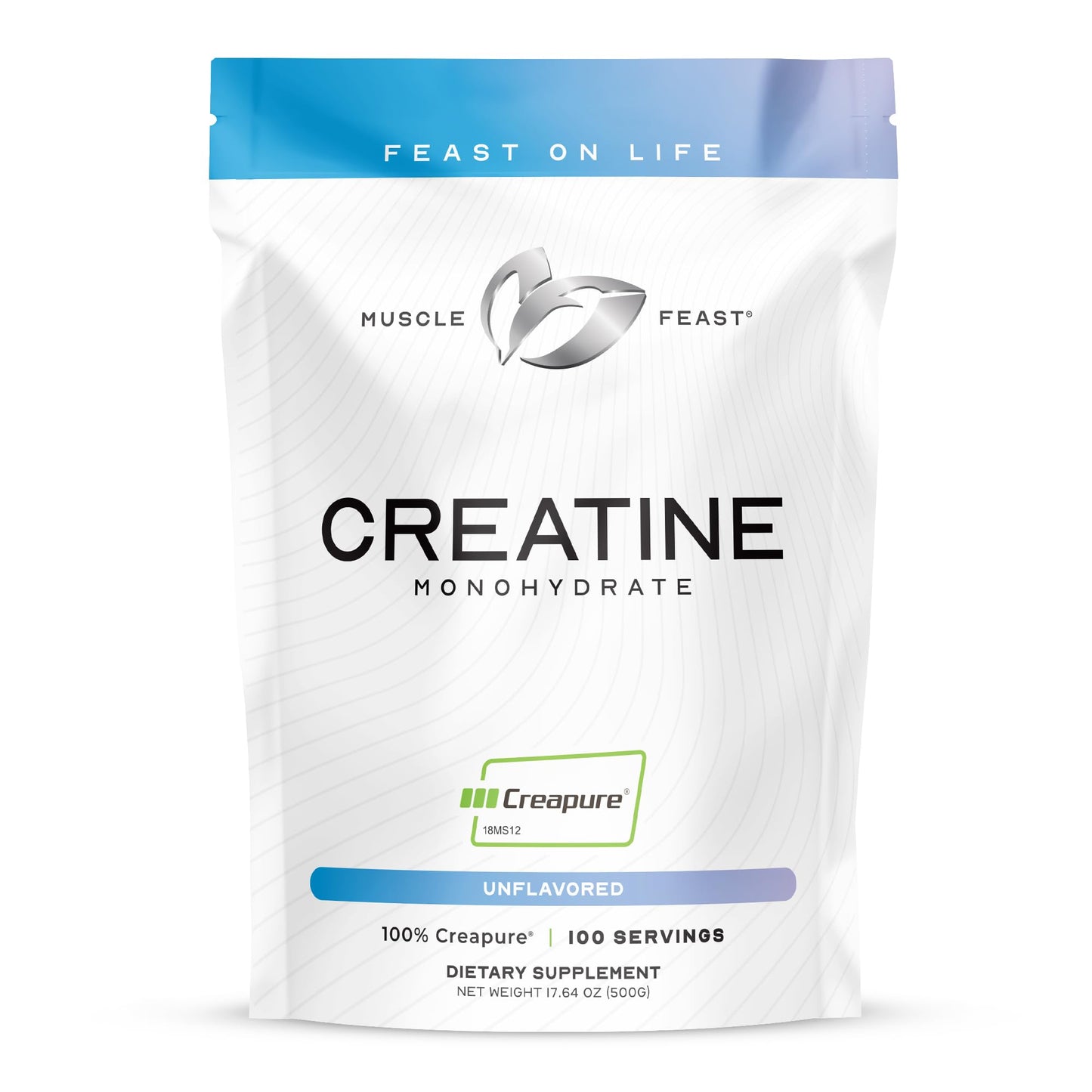 Muscle Feast Creapure Creatine Monohydrate Powder 17.64