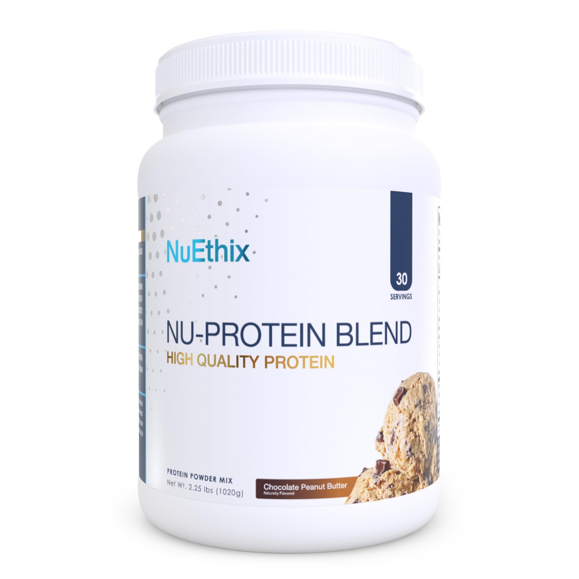 NuEthix Formulations Nu-Protein Blend Protein Powder 32 Servings
