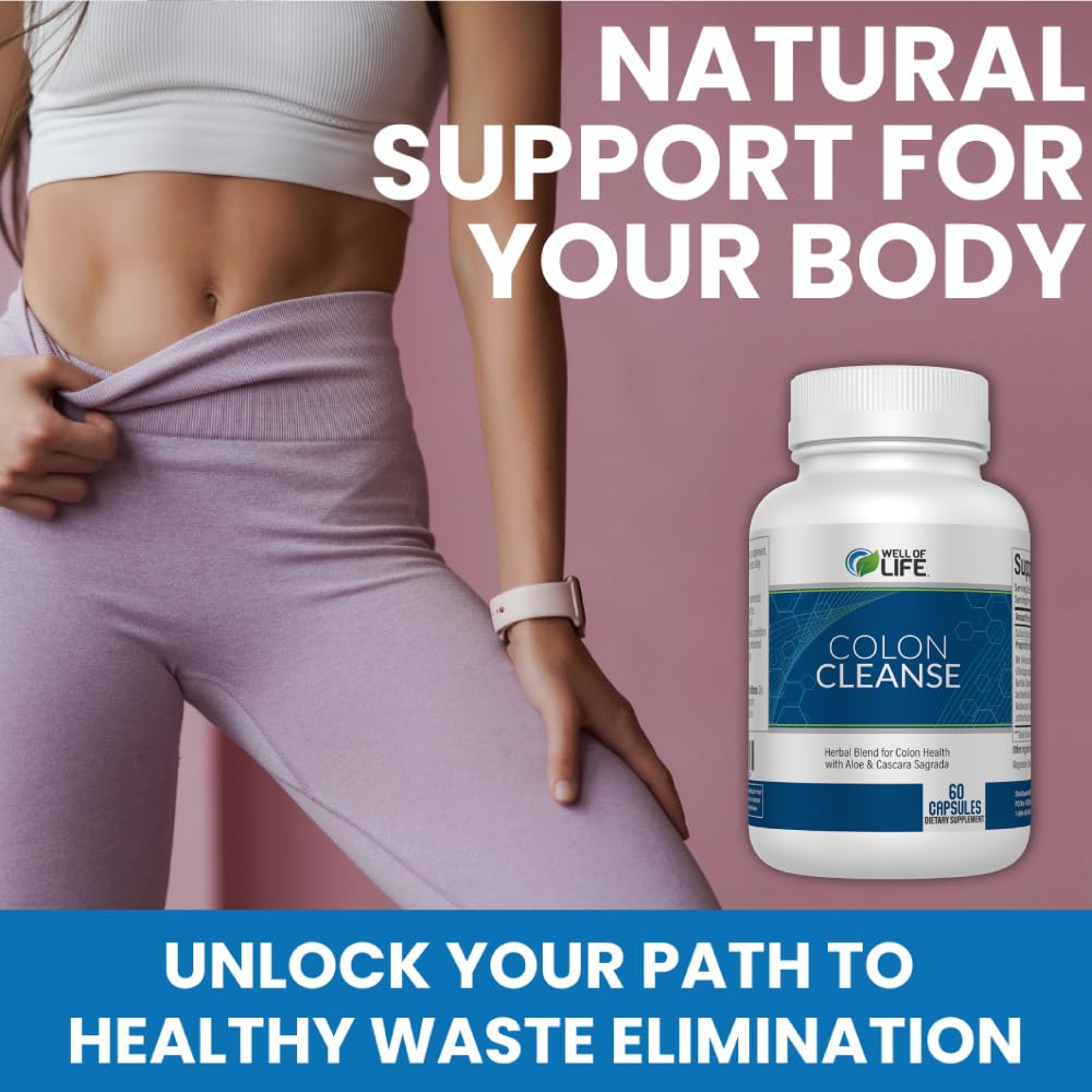 Well of Life Super Colon Cleanse Capsules, 60 Count