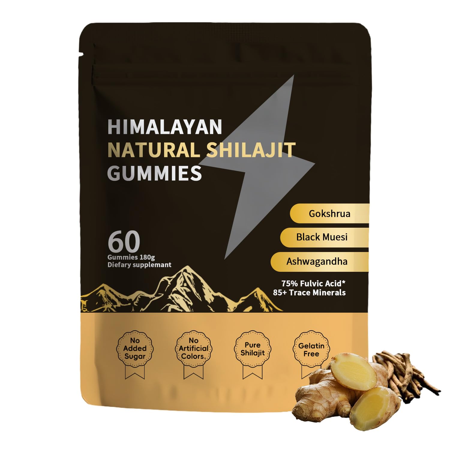 ZYGCDZ Shilajit Gold Capsules, 80 Count