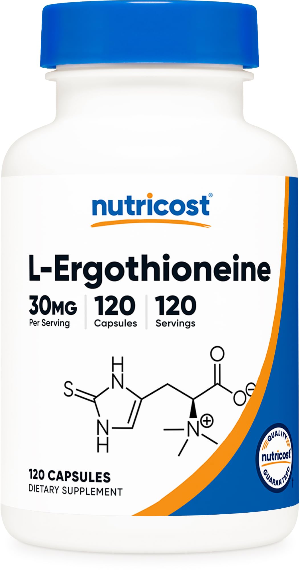 Nutricost L-Ergothioneine Supplement Capsule 120 Capsules
