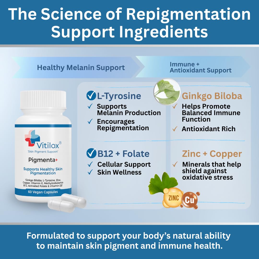 Vitilox Pigmenta+ Advanced Skin Tone Support Capsule 60 Count