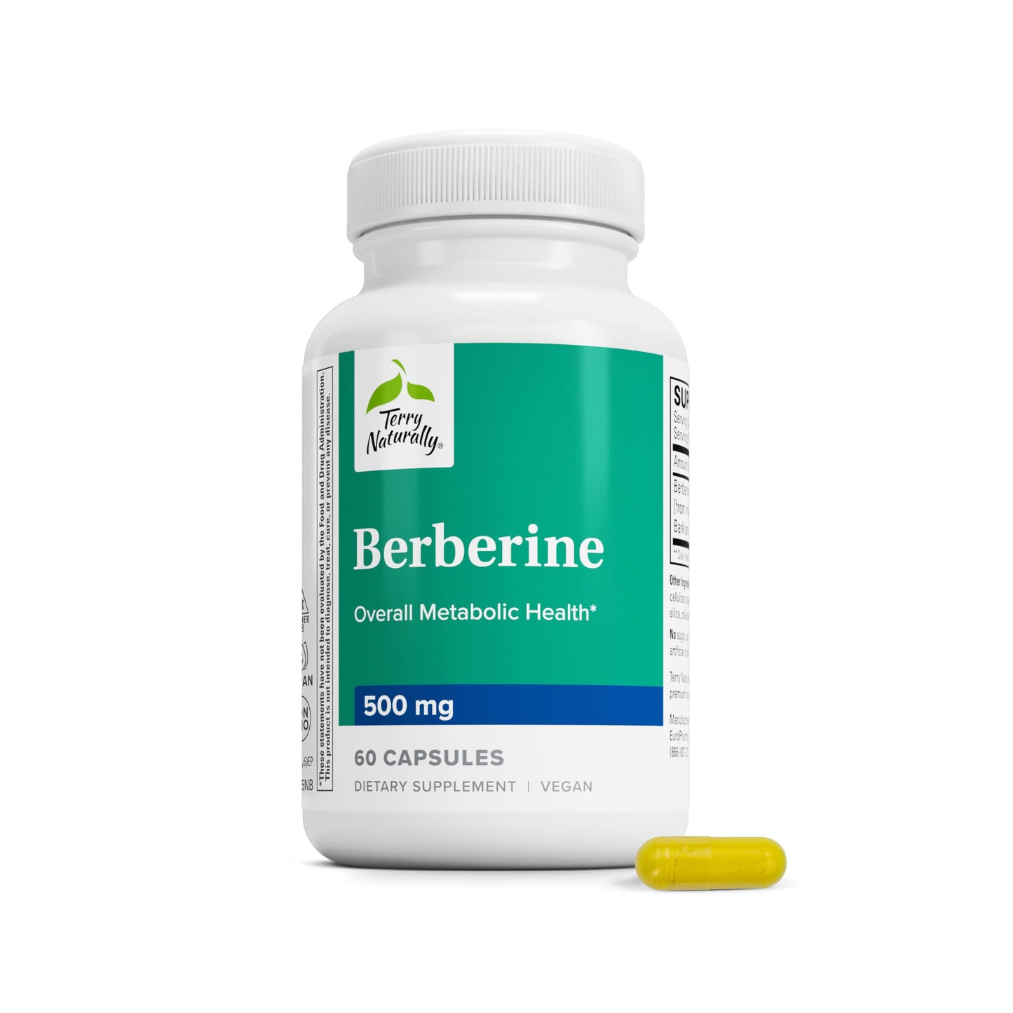 Terry Naturally Berberine Capsule, 60 Count