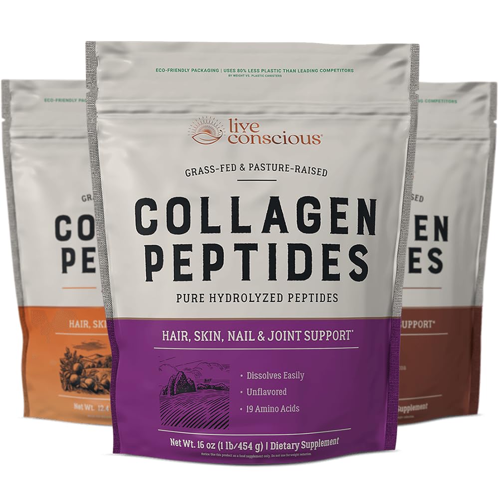 Live Conscious Collagen Peptides Powder Bundle 44