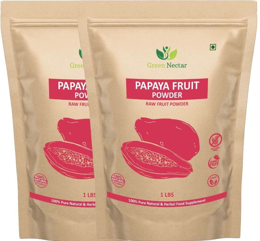 Generic Papaya Fruit Extract Powder 2lb Digestive Super Food for Skin - Green Nectar
