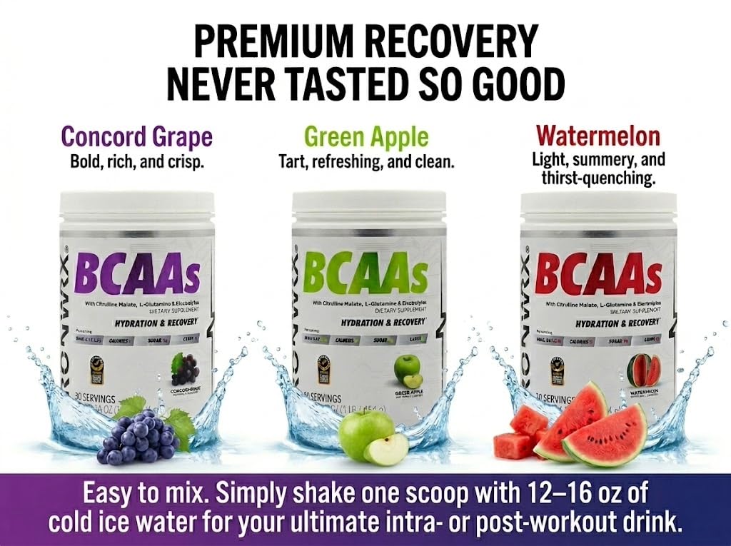 IRONWRX BCAA Powder 16 oz
