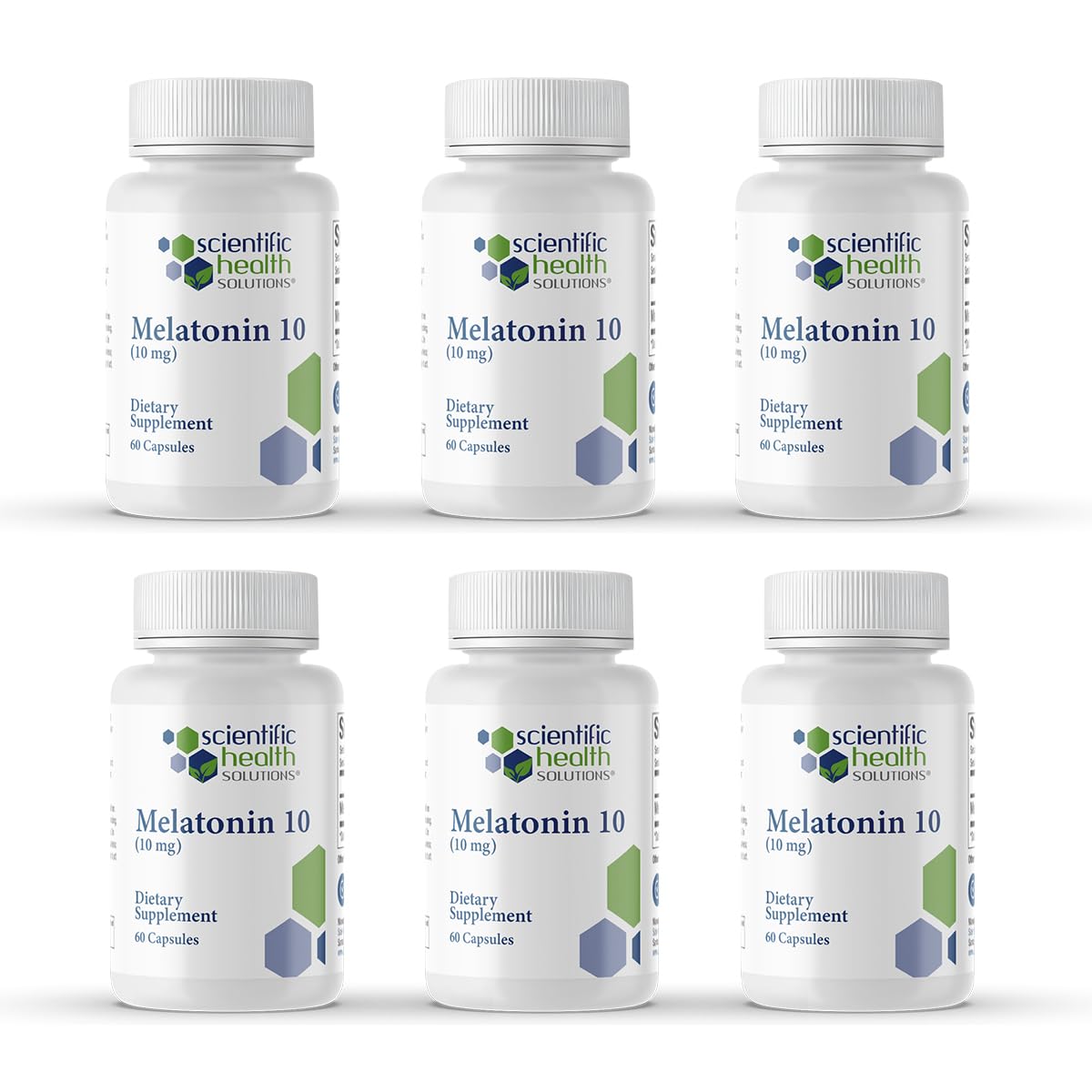 Scientific Health Solutions Melatonin 10mg Extra Strength Capsules, 360 Capsules