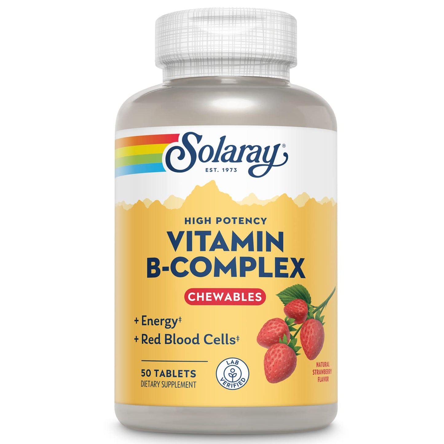 Solaray Vitamin B-Complex Tablet, 50 Tablets