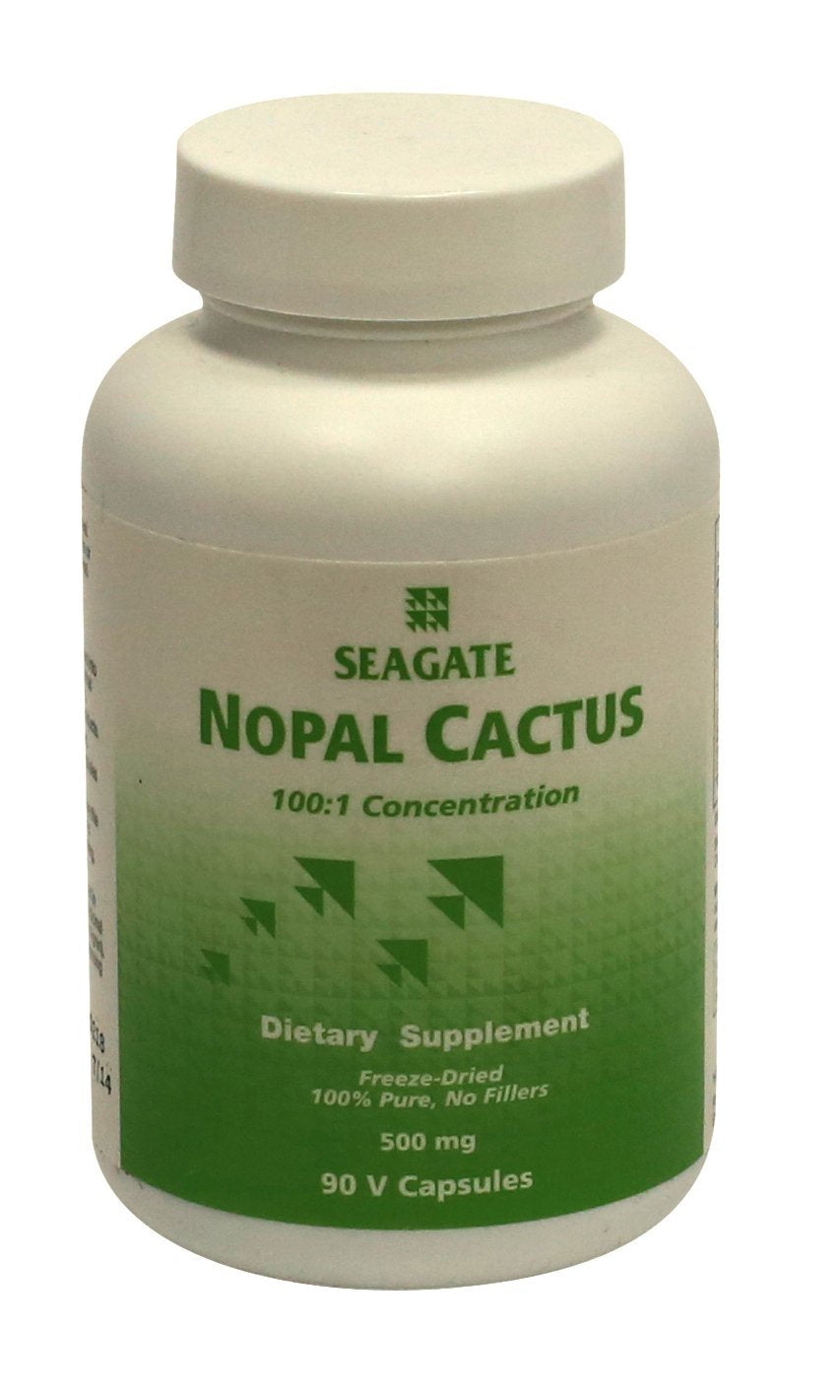 Seagate Nopal Cactus Freeze-Dried 500 mg Capsules, 90 Count