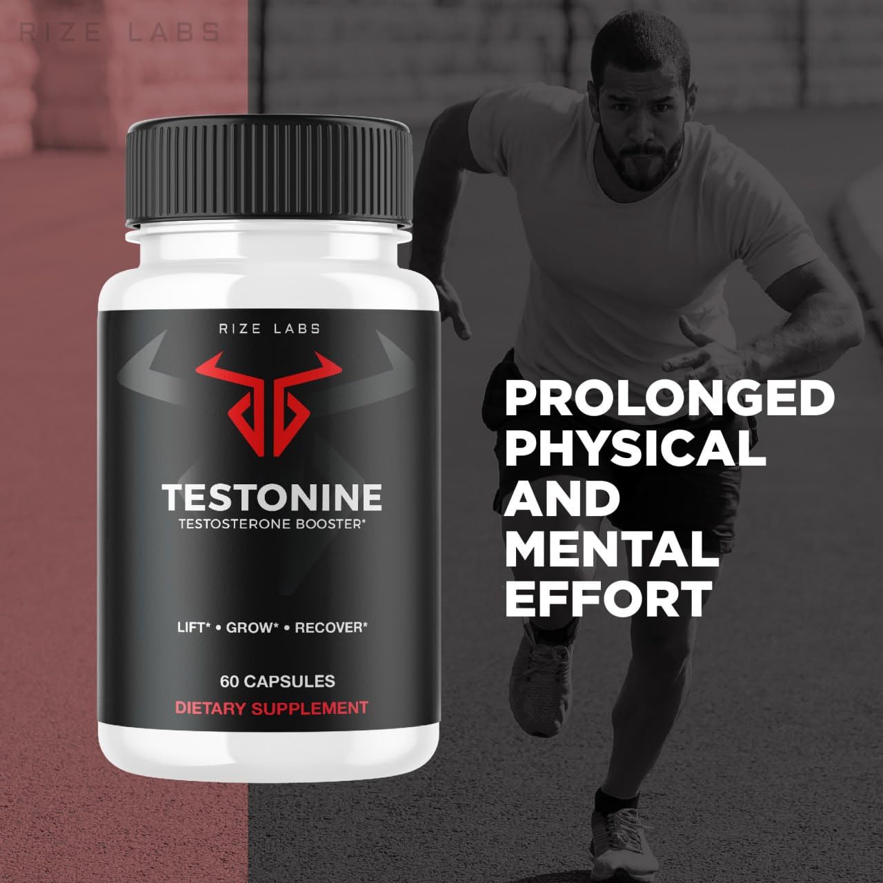 rize labs Testonine Capsules 180