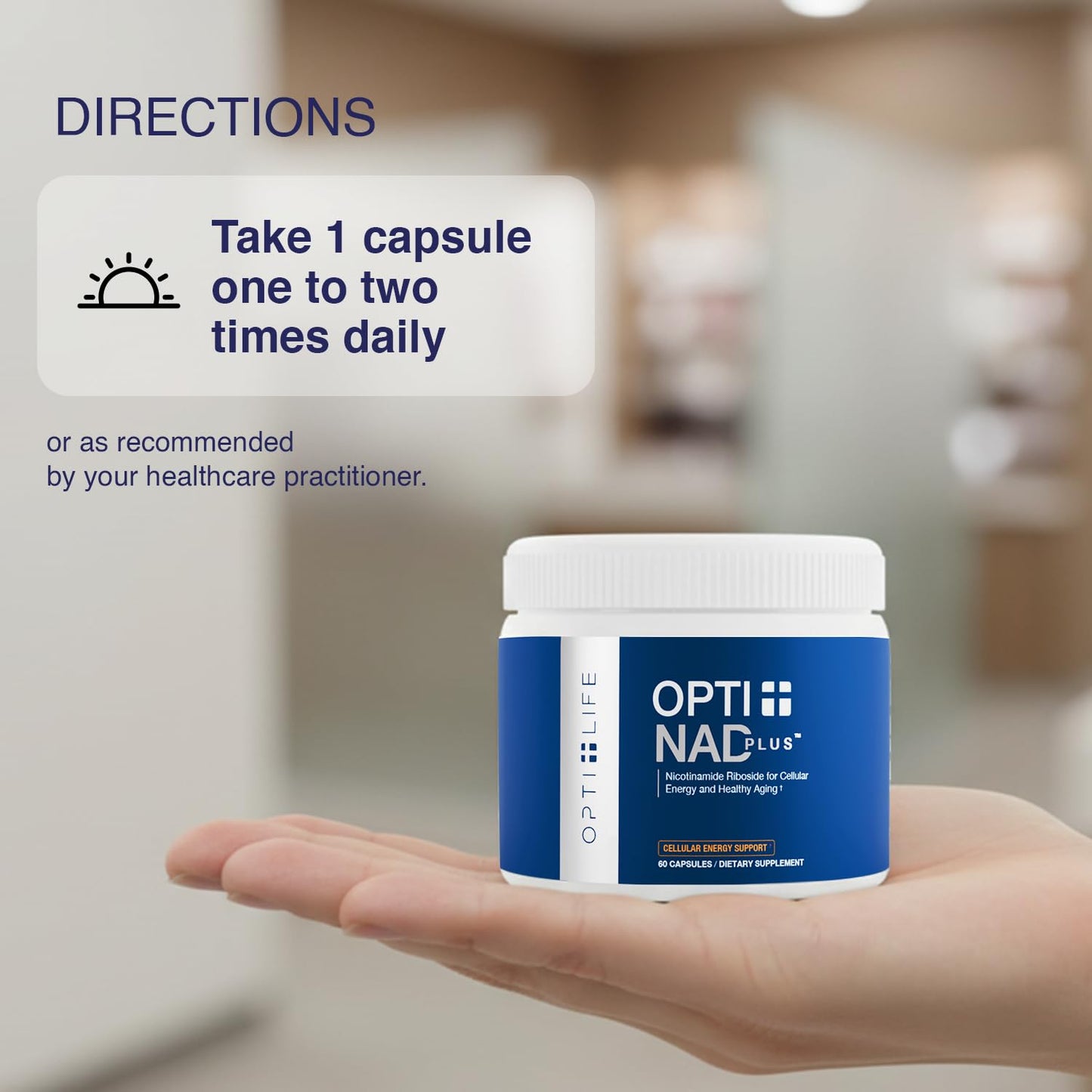 Opti + Life NAD Plus Capsules 60 Capsules