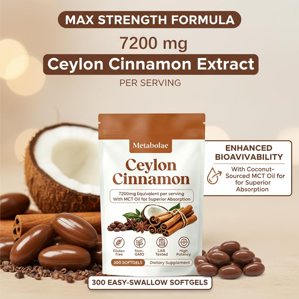 Beon Health Metabolae Ceylon Cinnamon Softgels 300