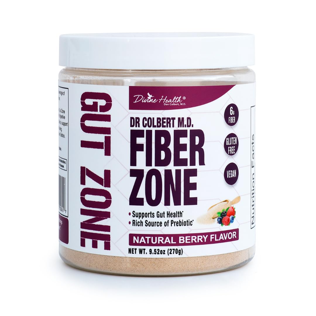 Divine Health Dr Colbert, MD Fiber Zone Powder 9.52 oz