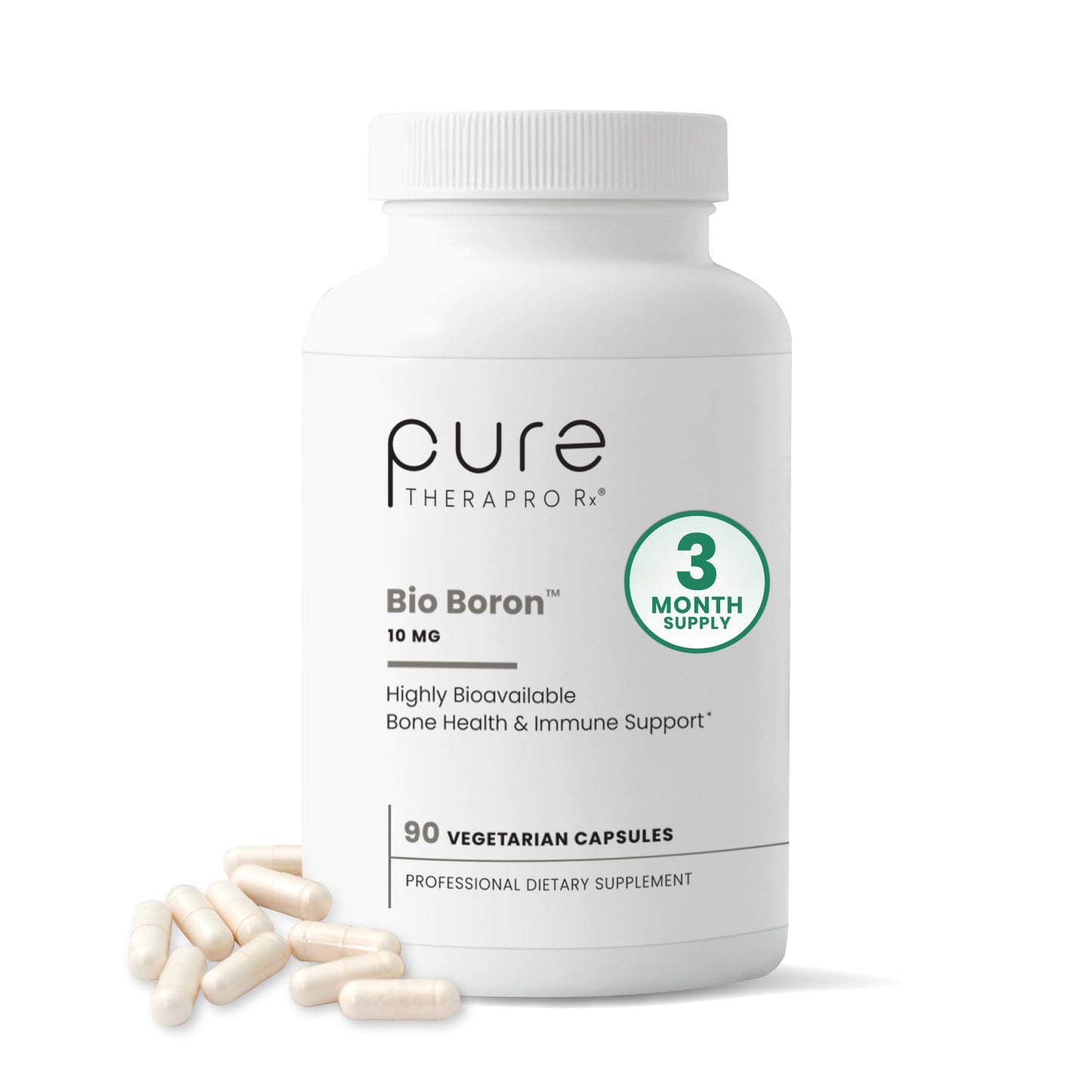 Pure Therapro Rx Bio Boron, Bone, Joint & Immune Support Capsule, 90 Capsules