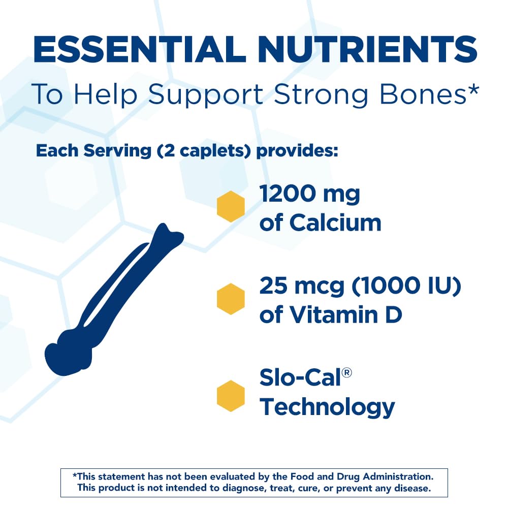 Citracal Calcium 1200 mg with Vitamin D3 and Magnesium Caplets, 185 Count