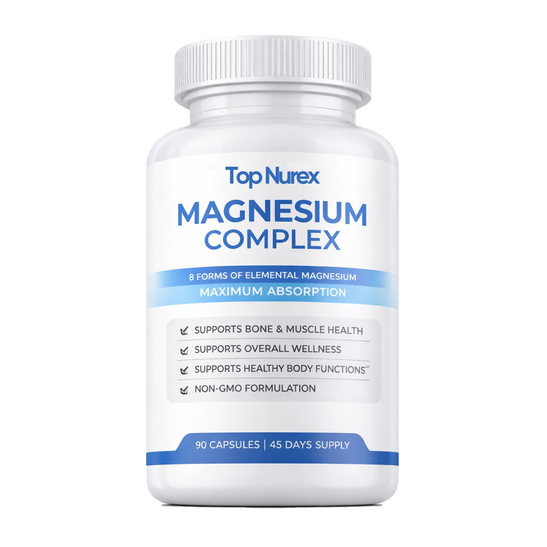 Wuliao Magnesium Complex for Women & Men Capsules 90 Count